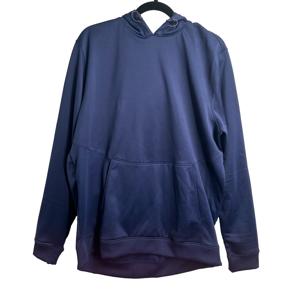 Under Armour Mens Storm Insulate Custom Blue Hoodie Size L Loose Fit Casual